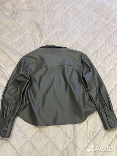 Рубашка женская экокожа