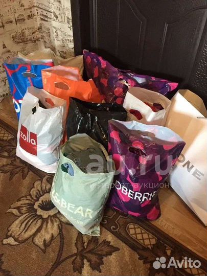 Вещи детские, мужские, пакетами