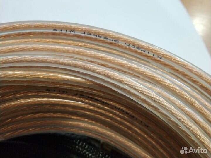 2 кабеля: 7,27м Klipsch на колонки+ 55см/2rca-2rca