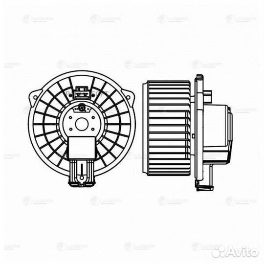 Вентилятор отопителя салона lexus RX II 03