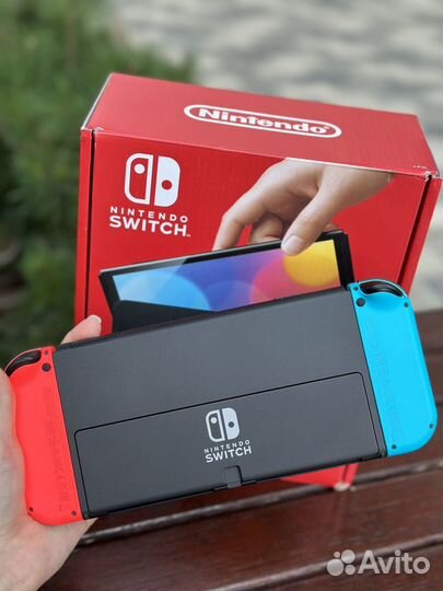 Новая Nintendo Switch Oled+Чип+256gb+Игры