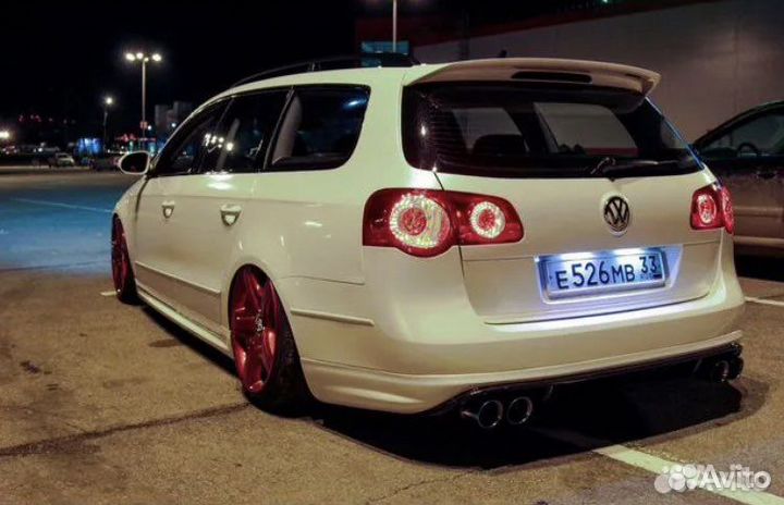 Юбка заднего бампера VW Passat b6 универсал