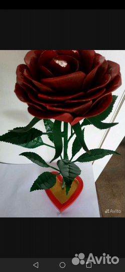 Роза из метала