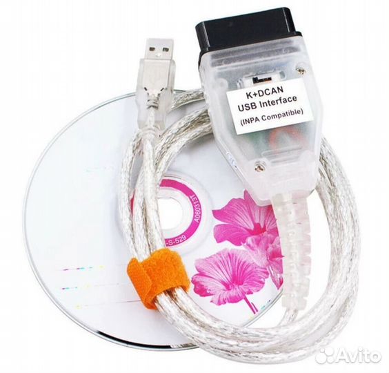 BMW K+ dcan с переключателём (зеленая плата) obd2