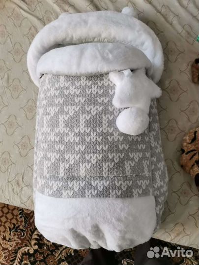 Зимний конверт на выписку