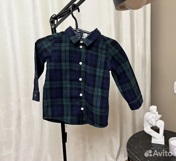 Рубашка для мальчика h&m 80 86