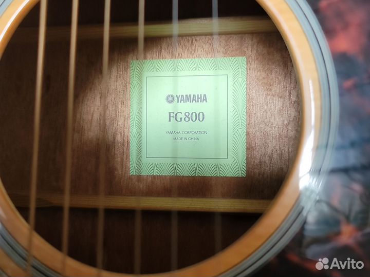 Акустическая гитара yamaha fg800