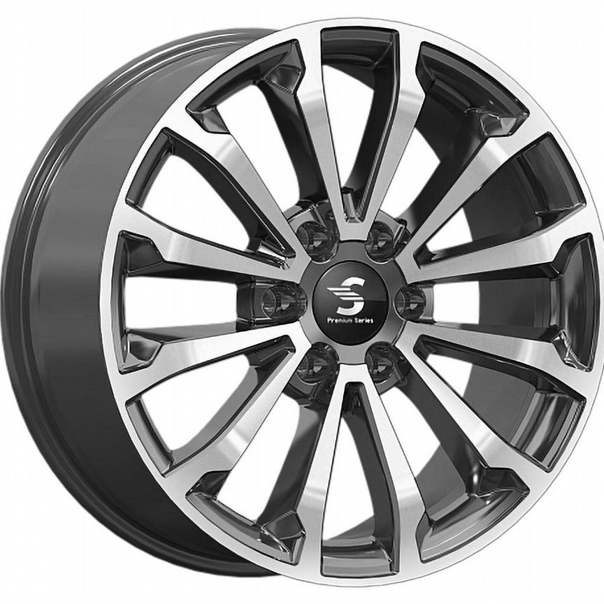 Диски skad Premium Series кр006 8.5x20 6x139.7 ET33 D100.1 Diamond Black Gris