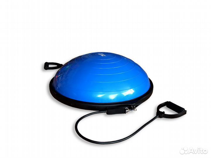 Полусфера гимнастическая надувная R2 с эспандерами