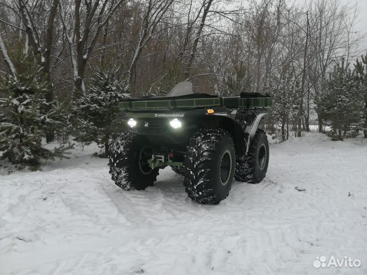 Болотоход с прицепом