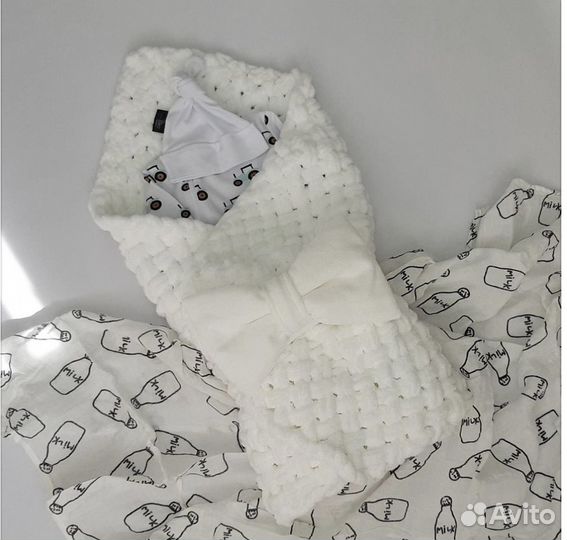 Плед детский плюшевый