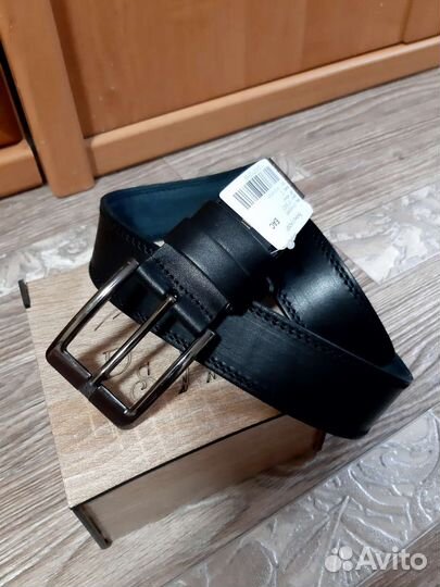 Новый ремень натур. кожа. В подарочной коробке