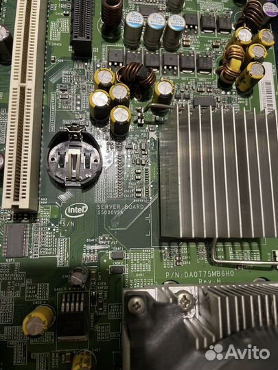 Intel s5000vsa Серверная материнская плата