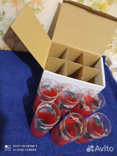 Старые вещи. Б/У. Стаканы стеклянные