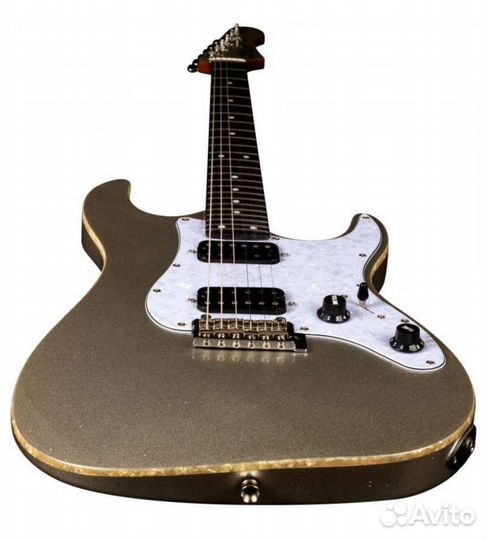 Электрогитара суперстрат Silver Sparkle, JET новая