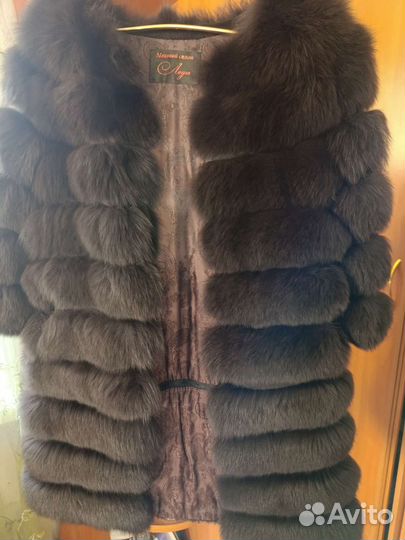 Шуба из песца