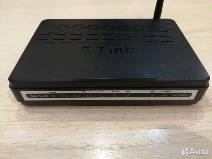 Wi-Fi роутер D-link DSL-2640U (adsl, не оптика)