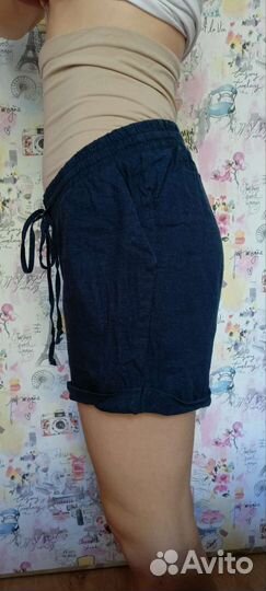 Джинсы и шорты для беременных 46 48