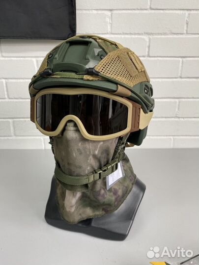 Баллистический шлем без ушей c Team Wendy) + чехол