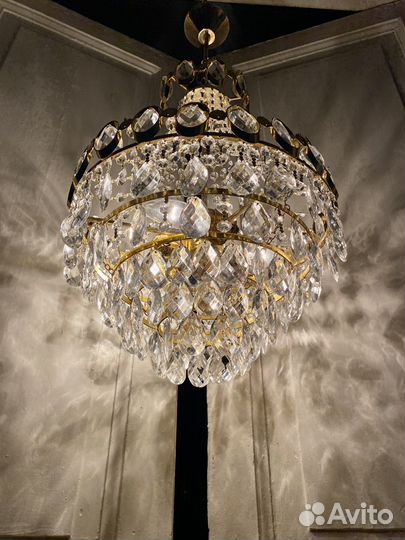 Хрустальная люстра СССР 