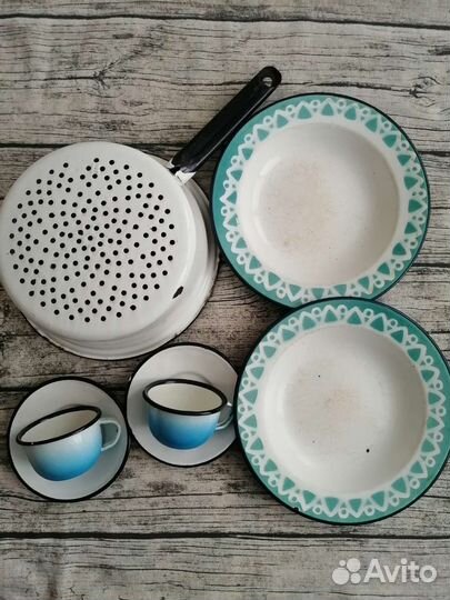 Посуда эмаль СССР