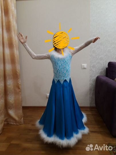 Платье для танцев стандарт Ю1