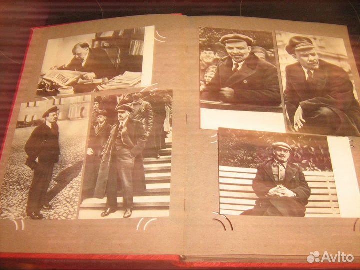 Альбом с открытками В.И.Ленин (более 100шт) 60-90г