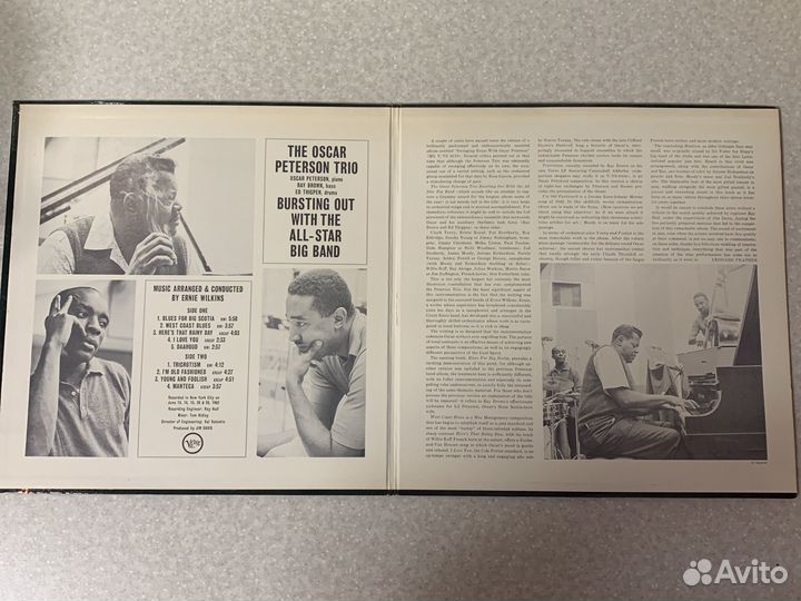 The Oscar Peterson trio-Bursting out 1st press