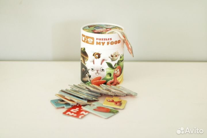 Пазлы Puzzlika My Food как новые 20 элементов