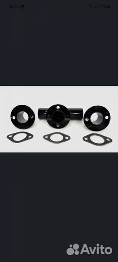 Переходник под 1 карбюратор. Урал Днепр