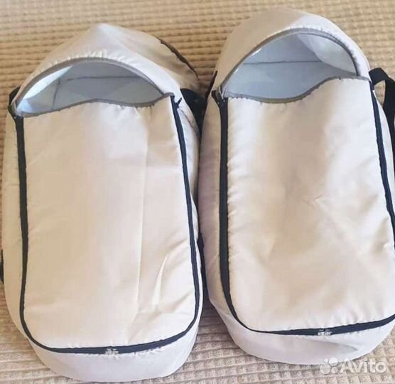 Коляска для двойни трансформер Santa Cruz