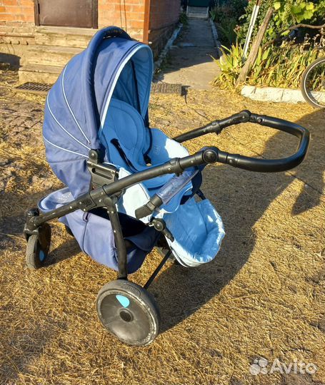 Коляска для новорожденных б/у 2в1