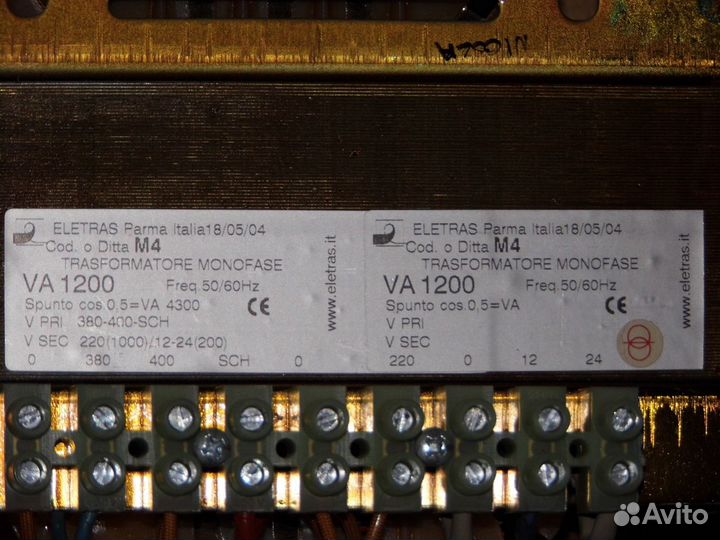 Многоступенчатый трансформатор Eletras M4 VA 1200