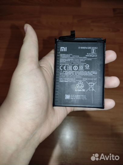 Аккумулятор для телефона poco x3 nfc/pro