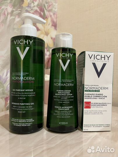 Vichy normaderm набор (гель, тоник, уход)