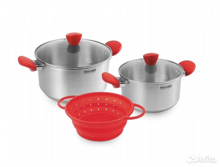 Набор посуды из 5 предметов Rondell Breit RDS-1003