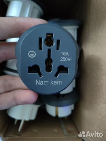 Сетевой переходник на евровилку NamKem, Marken,Isa