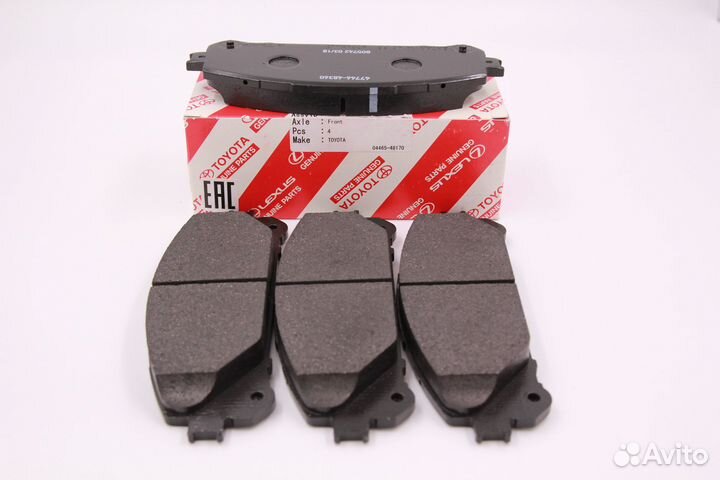 Передние колодки Lexus RX Toyota Highlander