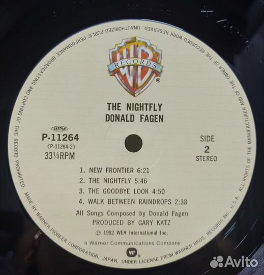 Donald Fagen - The Nightfly Japan 1982, LP, NM