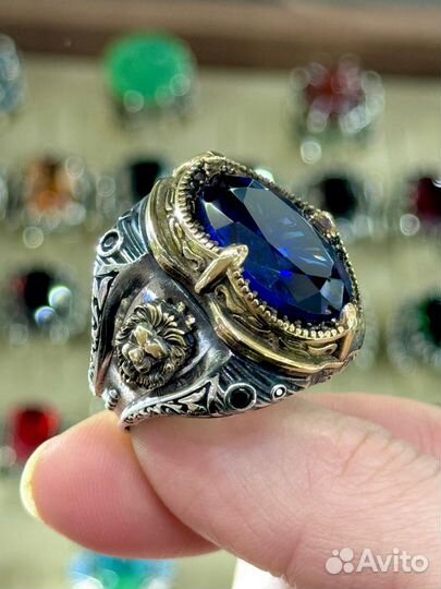 Мужской перстень серебро