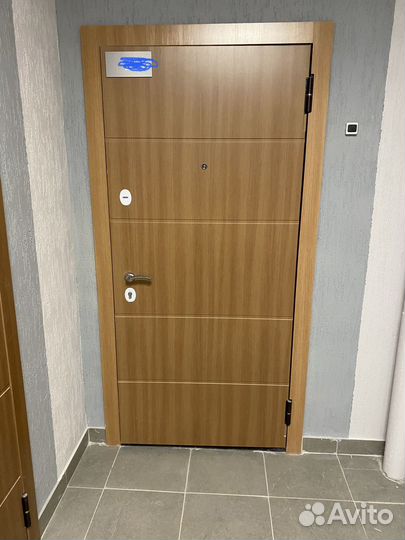 Дверь входная металлическая от застройщика