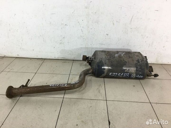 Задняя банка глушителя