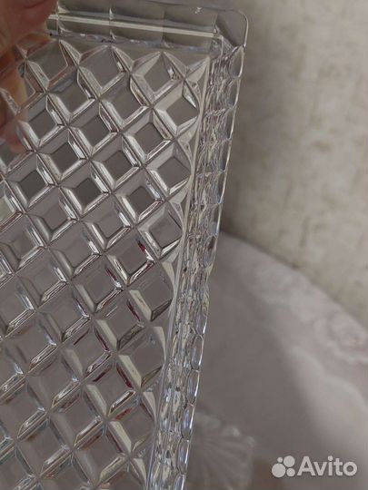 Масленка хрустальная