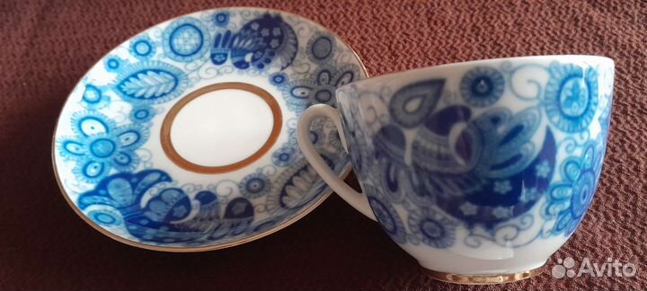 Чайные пары лфз Жар-птица (6 пар)