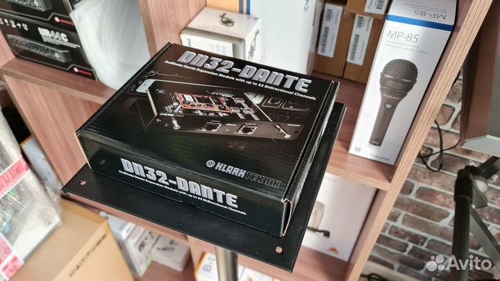 Плата расширения Dante для Klark Teknik DN32-dante