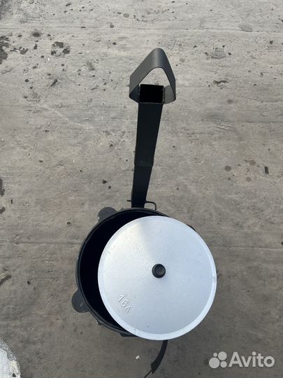 Новый комплект Казан чугунный с печкой