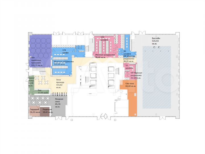 Фитнес-центр в бп Останкино