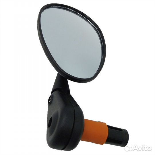 Зеркало для велосипеда овальное торцевое крепление
