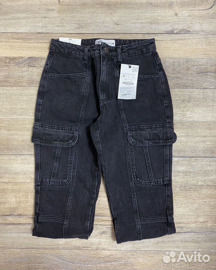 Джинсы Zara 34 cargo новые