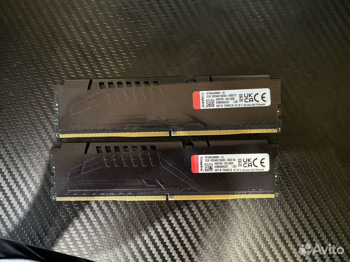 Оперативная память Kingston DDR5 2x 16гб 5600мгц